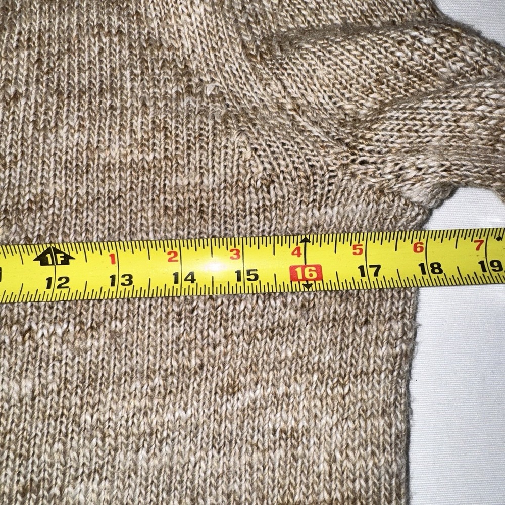Gap Women's Cardigan Sweater Size S Alpaca Wool Blend Long Sleeve Zip-Up Brown - Picture 6 of 10